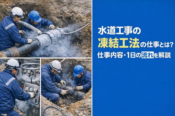 12水道工事 凍結工法