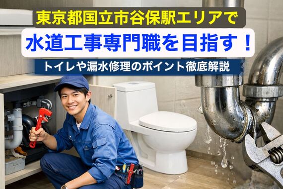 30 東京都国立市谷保駅 水道工事